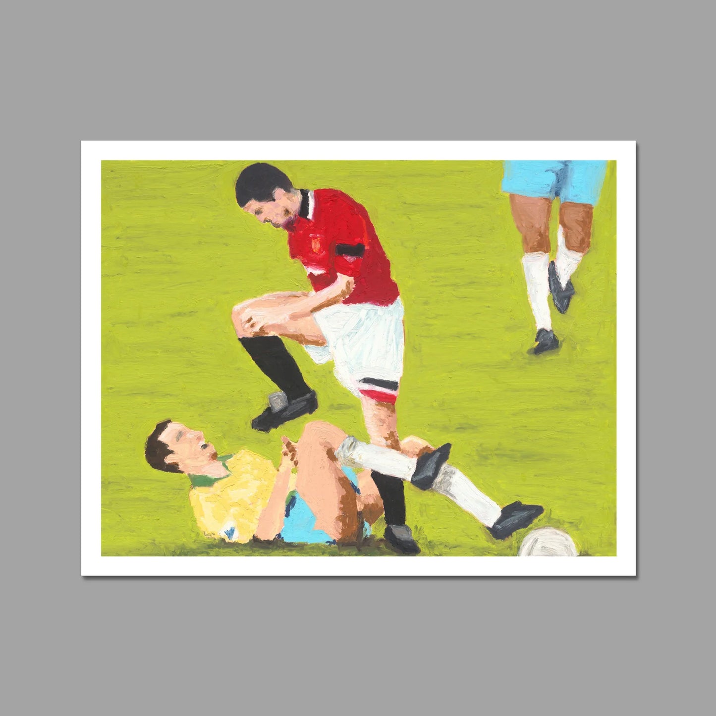 Roy Keane Stamp on Southgate - 16x20in